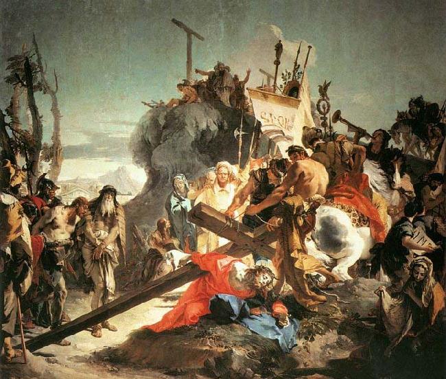 Giovanni Battista Tiepolo Christ Carrying the Cross oil painting picture